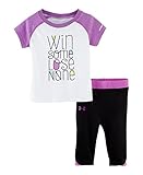 Under Armour Baby-Girls Infant Win Some Lose None Capri Set Magenta
