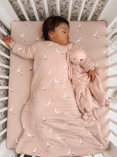 Image of GUNAMUNA Long-Sleeve Sleep Sack for Babies, Wearable Sleep Bags, Soft Rayon, 1.0 TOG, Essentials for Newborns