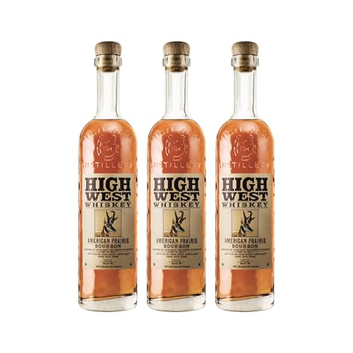 High West Bourbon Whiskey mild Whisky USA inkl. FeinWert E-Book (3 x 0.7 l)