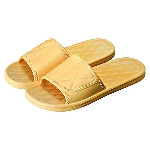 Unisex couple style bathroom indoor home slippers non slip soft comfortable simple slippers