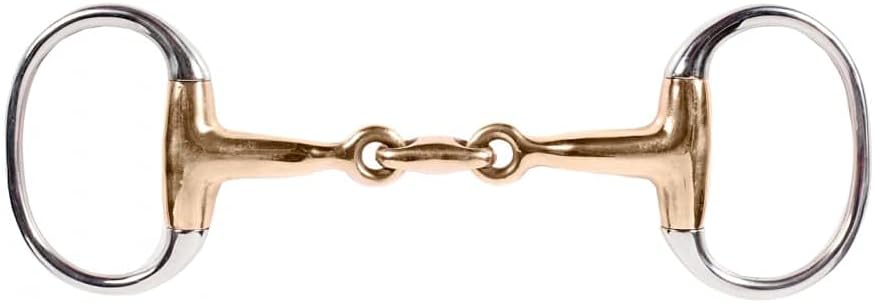 HORZE Copper Lozenge Link Eggbutt Snaffle Bit