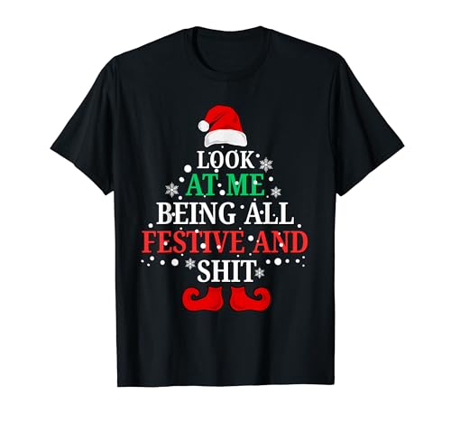 Look at Me Being All Festive and Shits Funny Christmas Santa T�V���c