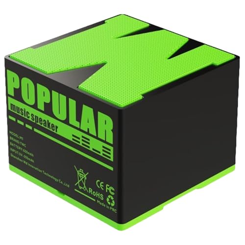 Rqrdww - Altavoz portátil inalámbrico, pequeño altavoz impermeable, Tiny HD Stereo Speaker, altavoces al aire libre, reproductor de audio compacto, altavoz de hiking, altavoz de bicicleta, altavoz de