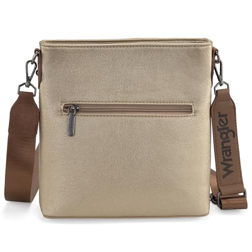 Image of Wrangler Crossbody Purses for Women Two Tone Crossbody Bags Women Purses and Handbags