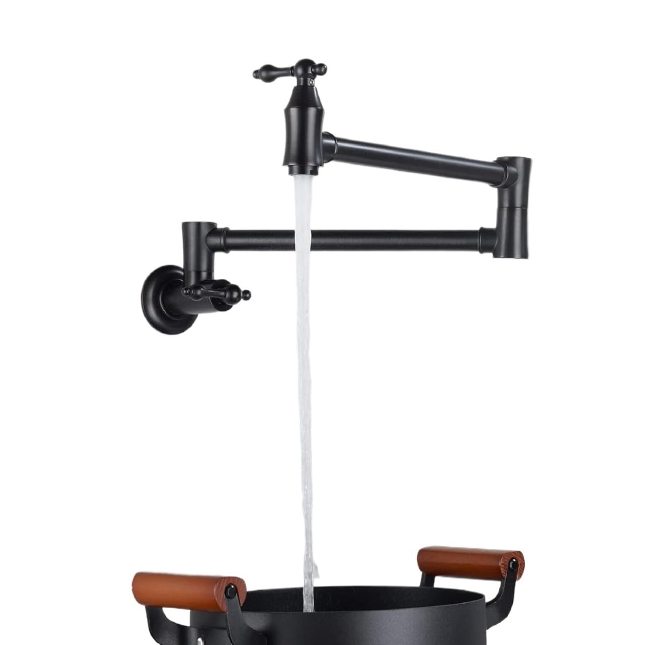 Robinet de remplissage pot contre la fatigue des casseroles lourdes en cuisine