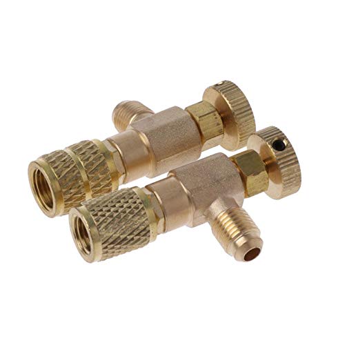 2Pcs Valve R410A R22 Air Conditioning Quick Coupler Connector miniatura 3