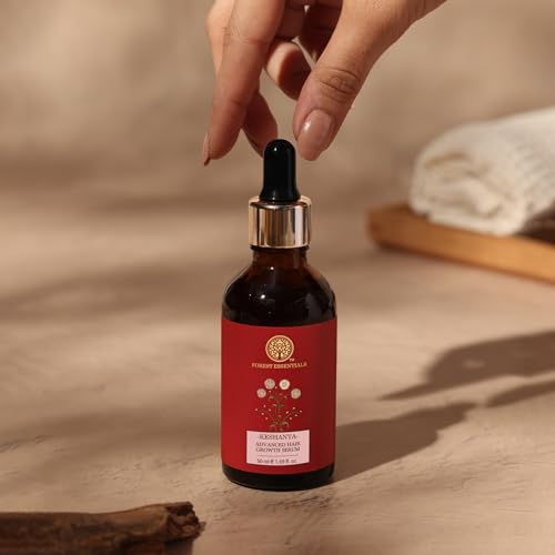 Image of Forest Essentials Ayurvedic Hair Growth Serum | With Redensyl & Anagain | Clinically Tested to be a Natural Alternative to a Hair Transplant (Pack of 2)