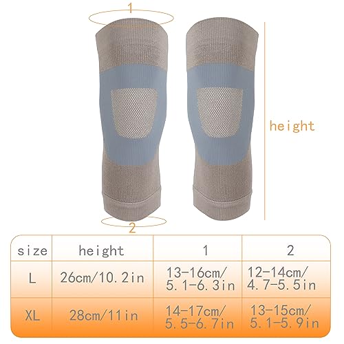 Image of Cashmere Wool Knee Brace Pads Unisex Winter Warm Thermal Knee Warmers Sleeve Soft Leg Warmers