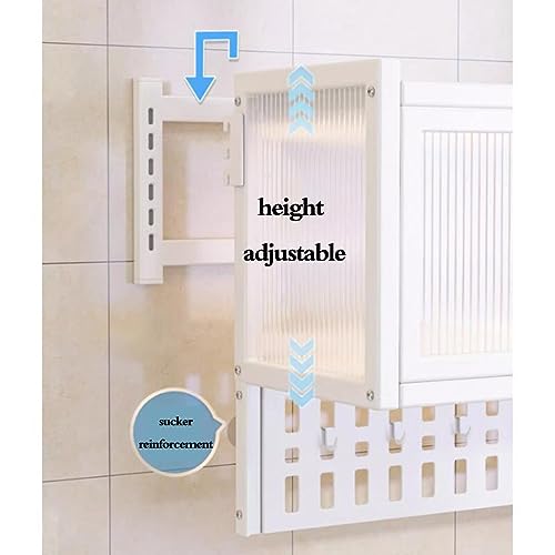 Étagère à épices murale design blanc élégant 65/85 cm - 5