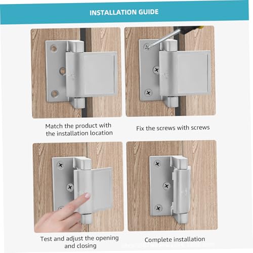 Serrure de renforcement de porte serrure porte sécurité robuste zinc - 3