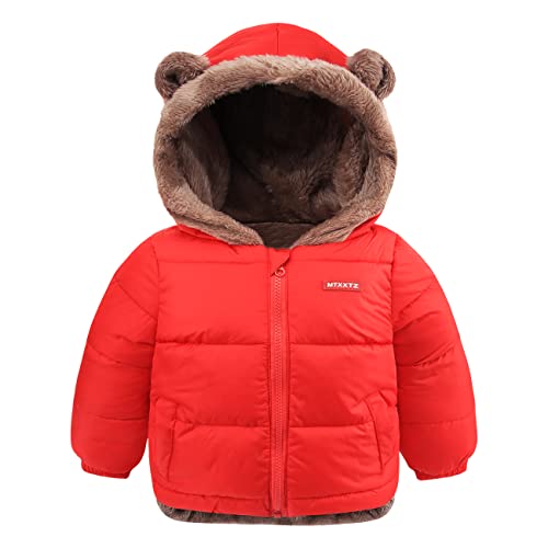Image of Winter Coat For Baby Boys Girls Fleece Jacket Toddler Clothes