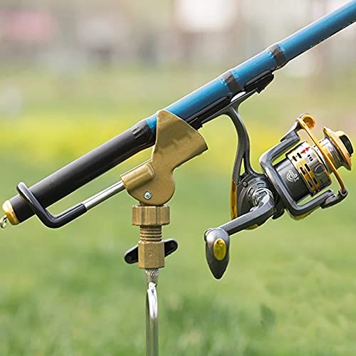 JHYS Tragbare Angelausrüstung, Universal-Angelrutenhalter, Ständerwinkel, verstellbar, Aluminiumlegierung, Halterung… – Bild 4