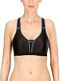 Naturana Damen Bra Sport-BH, Mehrfarbig (Black/Turquoise 429), 85E