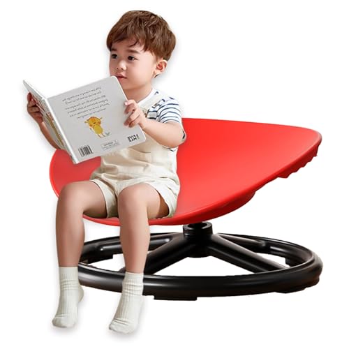 Sensorischer Drehstuhl für Kinder, rutschfestes Design mit Sicherheitsgriff, stabile Metallbasis für Kleinkinder, ideal für Autismus und ADHS-Unterstützung