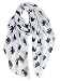 GERINLY Animal Print Scarves: Cute Elephant Pattern Wrap Scarf For Women (New Grey)