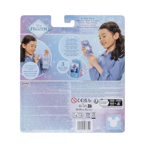 Disney Frozen ICY Magic Phone with Phone Case with Stylish Handle for On-The-Go Adventures - Features ICY Lights, Real Phone Sounds & Phrases from Anna, Elsa & Olaf! by Disney Frozen - Used condition - Image 4