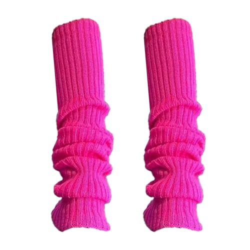 Damen Sexy Beinstulpen,Stulpen Für Barbie Kostüm Damen,Leg Warmers,Neon Rosa,Mode Accessoires,Warm Und Kuschelig Socken,80er 90er Jahre...