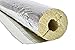 Produktbild Fibo24, Rockwool RS800 WLG 0,035 Steinwolle Rohrisolierung alukaschiert Rohrschale 1 STÜCK - 22x20/1m