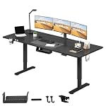 SANODESK – SANODESK Höhenverstellbarer Schreibtisch elektrisch 200x80 c