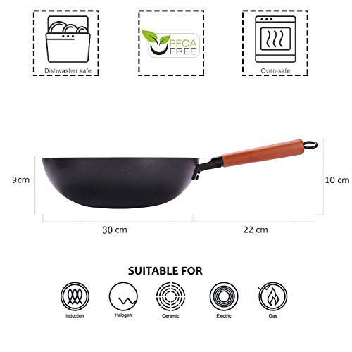 LEHONG Padelle da Chef Padella Antiaderente