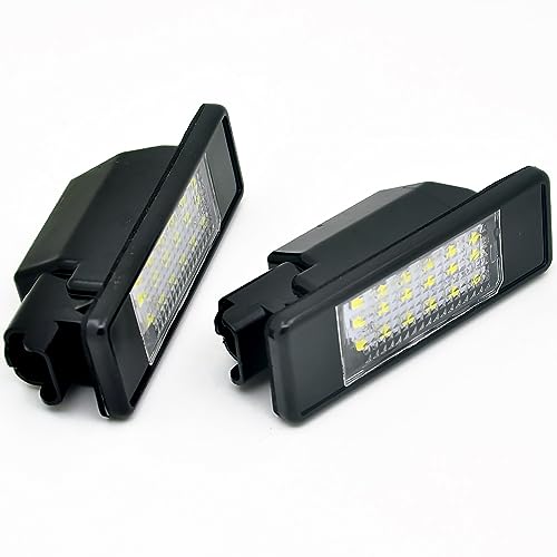 Meimeier para Nissan Juke F15 Qashqai J10 J11 Armada Y62 Micra X-Trail Versa Rogue Sport Navara 2PCS LED Luz de matrícula