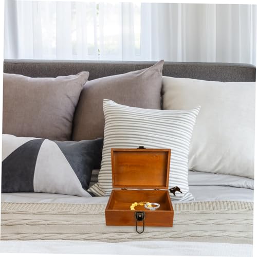 Boîte en bois vintage LIFKOME, le cadeau idéal avec verrou pour la famille