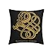Fundas de cojín, 1 funda de almohada decorativa de estilo celta de dragón escandinavo antiguo, fundas de almohada cuadradas de poliéster suave de 40 x 40 cm
