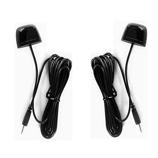 2-Pack Infrared IR Mini Blaster (Emitter) Extender for Logitech Harmony Smart Control Remote, Add or Replace an IR Mini Blaster to Your Harmony Hub