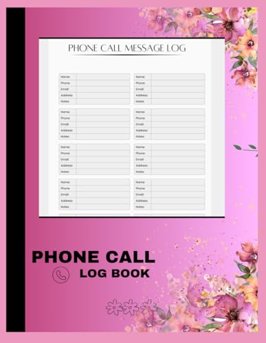 phone call log book, Follow-Up Call Log & Daily Call Planner Track, Organize & Never Miss Important Conversations: Organized Call Log Sheets for Office Use and Work Management