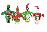Ugly Holiday Sweater Wine Bottle Cover Set of 2