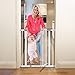 Dreambaby® AVA Slimline - Extra-Schmale Tür- & Treppengitter 61-68cm - Druckinstallation. Geeignet für Türen, Flure und Treppen (Farbe: Weiß)
