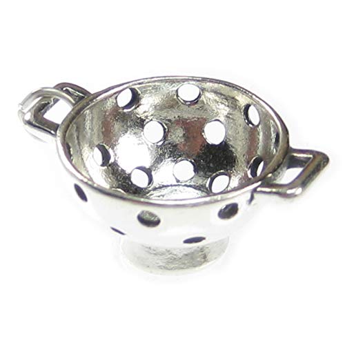 Colander grande plata de ley dije .925 x 1 Coladores y Tamices SSLP4781