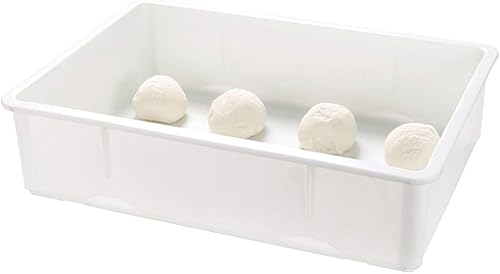 Restaurantware Cajas a prueba de 27 x 18 x 6 pulgadas, 10 cajas de masa rectangulares, apilables, aptas para lavavajillas, cajas de masa de plástico