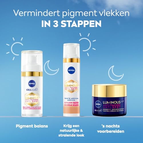Nivea Cellular Luminous630 CC Fluid SPF 30 – Medium 40 ml - View 6