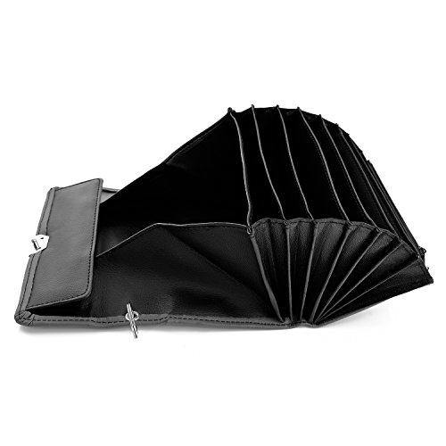 nean Kelner-taxi-geldbeurs met holstersteekzakje en ketting, zwart, Uniseks, Klassiek - Image 5