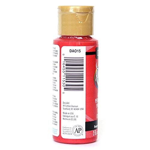 Image of DecoArt Americana Acrylic Paint, 2-Ounce, Cadmium Red
