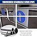 Heavy-Duty Metal Swing Gate - Self-Closing Security Door with Spring-Loaded Mechanism - Perfect for Markets, Warehouses, Shops & Industrial Safety Solutions