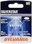 SYLVANIA - 921 SilverStar Mini Bulb - Brighter and Whiter Light, Ideal for Center High Mount Stop Light (CHMSL) and more (Contains 2 Bulbs)