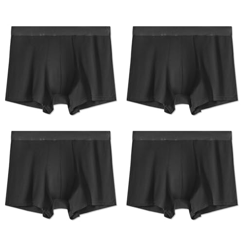 Men's 4-Pack Big & Tall 2XL-8XL Underwear Boxer Briefs No Fly with Comfortable Cool Plus Size Underwear Pack