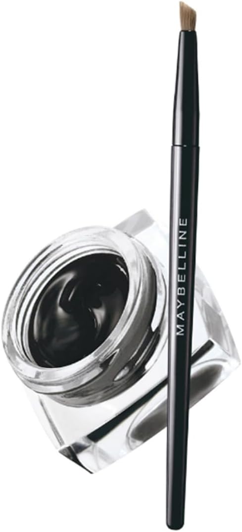 Maybelline New York Glossy Eyeliner, Intense Colour, Long-Lasting, 36Hr Wear, Lasting Drama Gel Eyeliner, Black 2.5GM