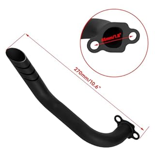 HIAORS 212cc Exhaust Pipe Jet Kit Compatible with Predator 224cc 196cc Mini Bike Coleman CT200U BT200X CT200U-EX Baja Warrior MB200 Axis M200 GX200 6.5hp Clone Engine KT196 Go Kart Parts