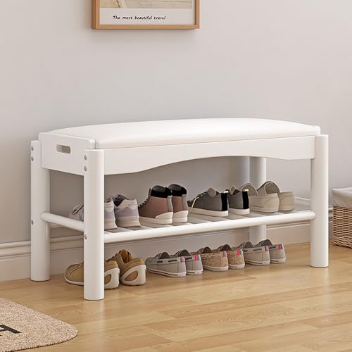 Rangement pour chaussures pour porte d'entrée compact avec assise - 2