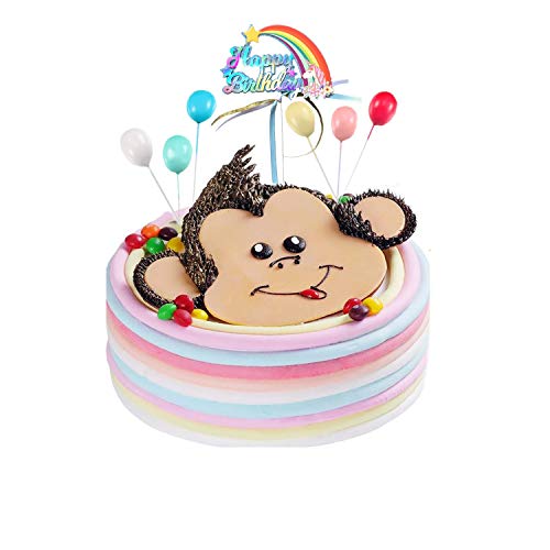 Unique Store Cupcake Topper Set, Topper Cake Decoración Cupcake Topper Set para cumpleaños Decoración de la Torta del Banquete de Boda