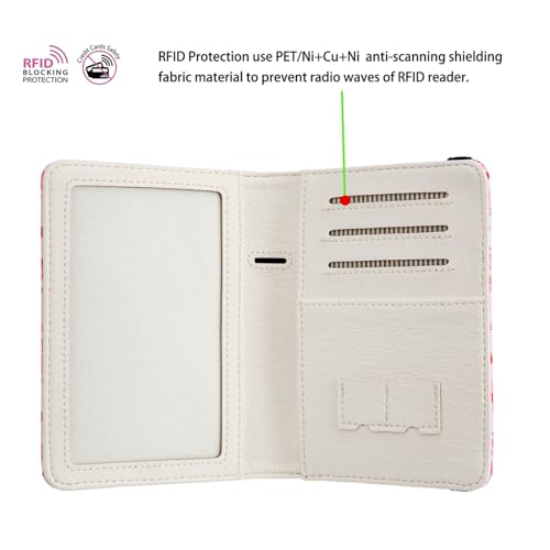 Passport Holder,Cute Passport Cover for Women Men,Travel Document Organizer Holder Boy Girl Wallet personalized Leather Rfid Passport Wallet (Game)3
