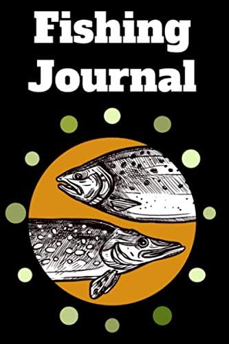 Fishing Journal: Fish Heads | Fishing Journal Keeps Records Of Your Fishing Trip, Weather Tracker, Bait Used, Fishing Buddies, Notes | Fisherman's Journal | Fishing Notebook | Gift For Men