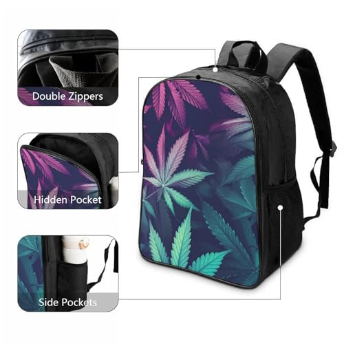 Mochila escolar impermeable de hojas de palmera para evitar libros mojados 3