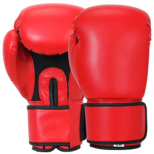 Boxing Gloves For Men Women & Kids-Kickboxining Muay Thai Training Home Gym Workout Sparing Gloves No Logo #TOP21