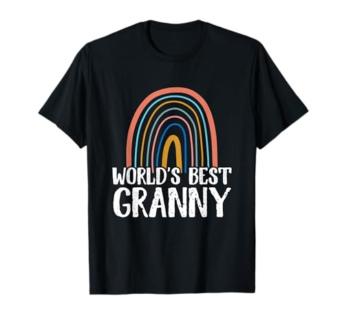 World’s Best Granny, Rainbow, Best Granny T-Shirt
