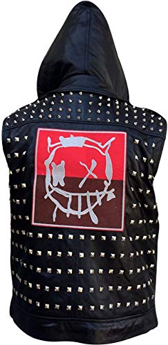 Watch Dogs WD 2 Wrench Vest Shawn Black Leather Vest4