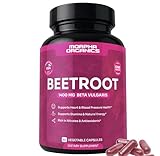Organic Beet Root Capsules - 1400mg Beetroot Powder for Natural Energy & Endurance Support, Non-GMO, Made in The USA, Beet Supplement - 60 Capsules, 30-Day Supply